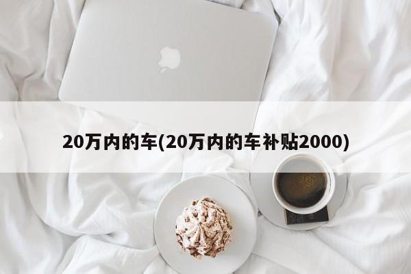 20万内的车(20万内的车补贴2000)
